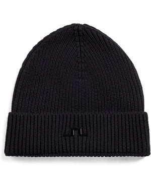 J.Lindeberg Merino Wool Joaquim Beanie - Blue
