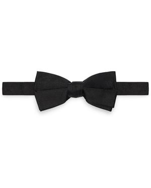 Givenchy Silk Jacquard Classic Bow Tie - Black