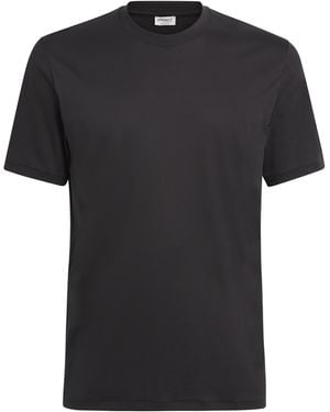 Zimmerli of Switzerland 286 Sea Island Cotton Round Neck T-Shirt - Black