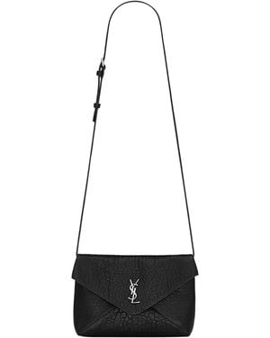 Saint Laurent Cassandre Envelope Leather Messenger Bag in