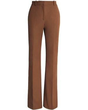 JOSEPH Gabardine Tafira Pants - Brown