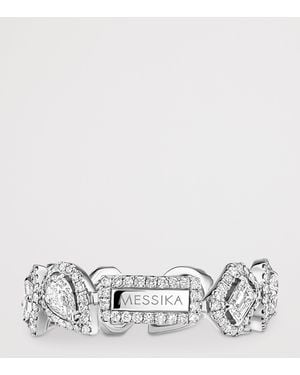Messika My Twin And Diamond Wedding Ring - Metallic
