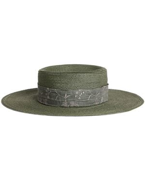 Eleventy Linen Hat - Green