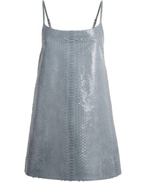 Alaïa Snakeskin Mini Dress - Grey