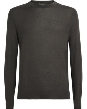N.Peal Cashmere Cashmere-Silk Covent Jumper - Black