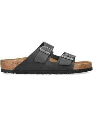 Birkenstock Suede Arizona Sandals - Black