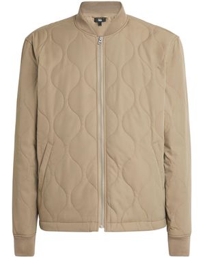 PAIGE Quilted Blix Bomber Jacket - Natural