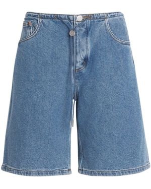 Still Here Cool Denim Shorts - Blue