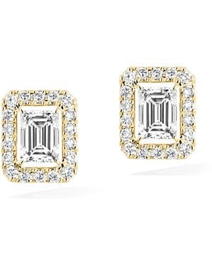 Messika Joy And Diamond Small Stud Earrings - Metallic