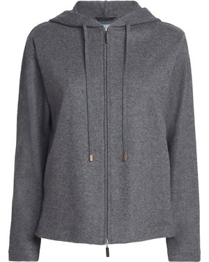 Colombo Kid Cashmere Hoodie - Grey