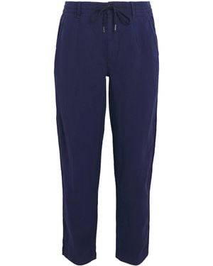 Polo Ralph Lauren Linen Drawstring Prepster Trousers - Blue