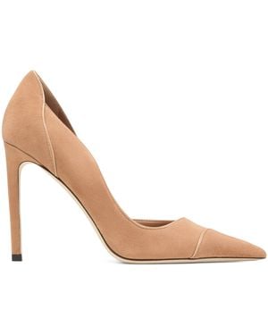 Jimmy Choo Brigitte 100 Suede Court Shoes - Pink