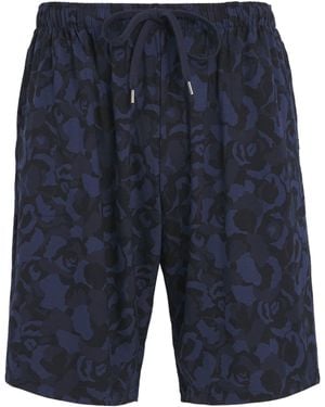 Derek Rose Micro Modal London Sweat Shorts - Blue