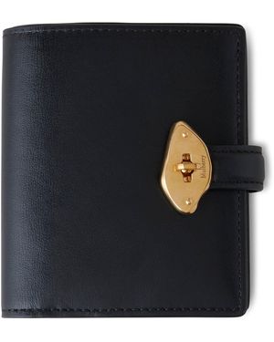 Mulberry Leather Lana Compact Wallet - Black