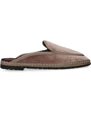 Flabelus Velvet Bruna Slippers - Brown