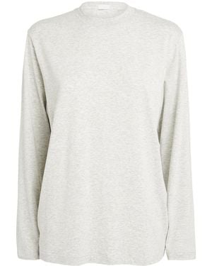 Skims Long-Sleeved T-Shirt - White