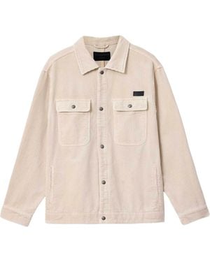 AllSaints Corduroy Castleford Overshirt - Natural