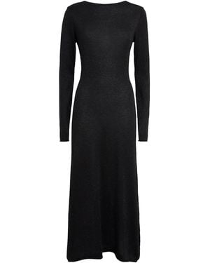 RETORI Lurex Maxi Dress - Black