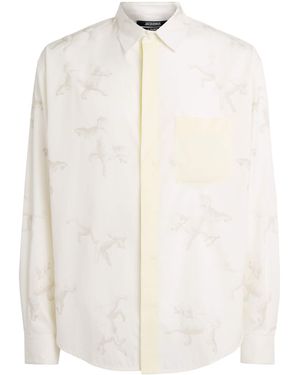 Jacquemus Poodle Print Féfé Shirt - White