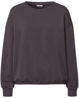 Hanro Organic Cotton-Blend Natural Living Sweatshirt - Gray
