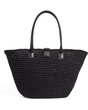 Anine Bing Monogram Lou Tote Bag - Black
