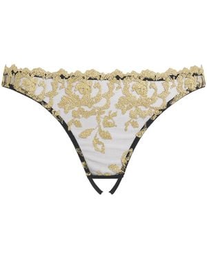 Coco De Mer Flavia Open Briefs - Natural