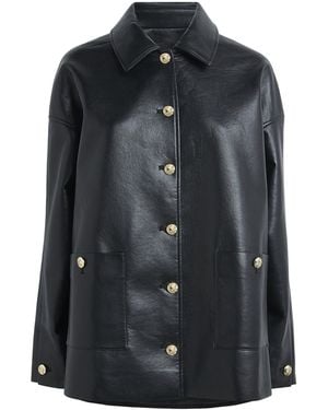 Anine Bing Regenerated Leather Luca Jacket - Black