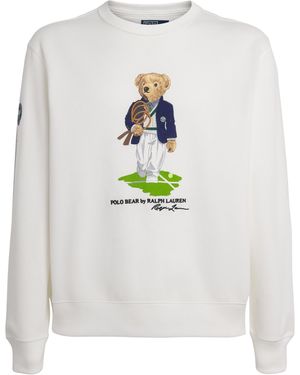 Ralph Lauren X Wimbledon Polo Bear Sweatshirt - White
