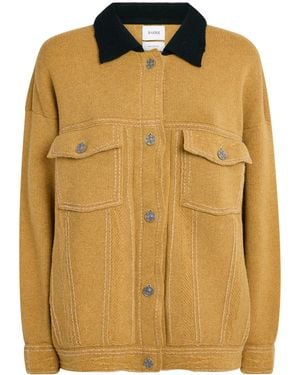 Barrie Cashmere-Cotton Oversized Jacket - Metallic