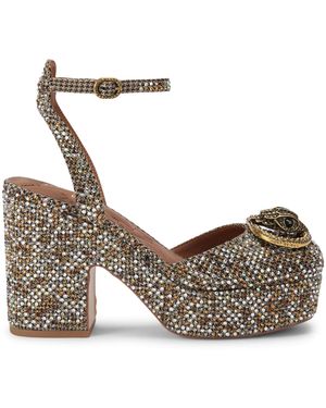 Kurt Geiger Embellished Chelsea Platform Pumps - Metallic