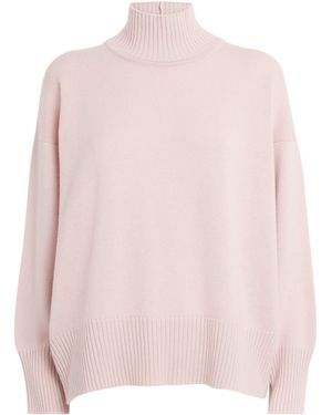Eskandar Cashmere Rollneck Sweater - Pink
