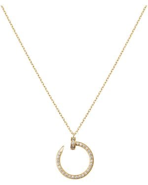 Cartier And Diamond Juste Un Clou Necklace - Metallic