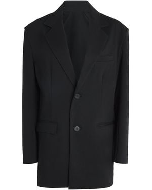 Issey Miyake Cotton-Blend Simple Ensemble Blazer - Black