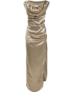 Vivienne Westwood Ginnie Pencil Maxi Dress - Metallic