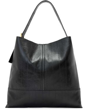 AllSaints Leather Asha Eel Shoulder Bag - Black