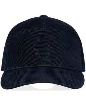 Christian Louboutin Mooncrest Corduroy Baseball Cap - Blue