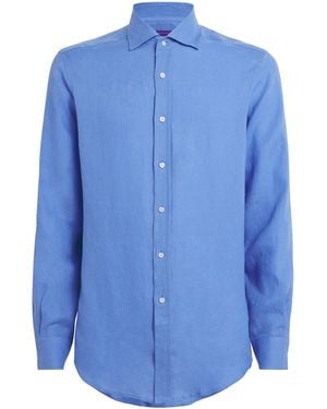 Ralph Lauren Linen Shirt - Blue
