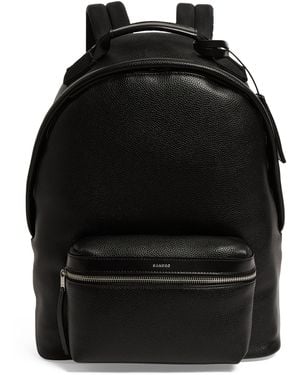 Sandro Leather-Trim Backpack - Black