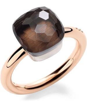 Pomellato Mixed And Garnet Nudo Classic Ring - Brown