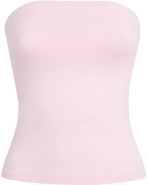 Skims Cotton Jersey Tube Top - Pink