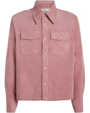 Séfr Corduroy Maurice Shirt - Pink