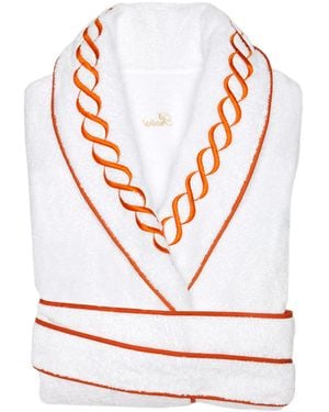Pratesi Cotton Treccia Bathrobe - White