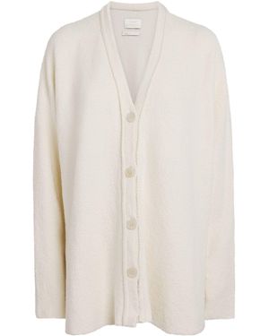 Lauren Manoogian Pima Cotton-Blend Uzbek Cardigan - White