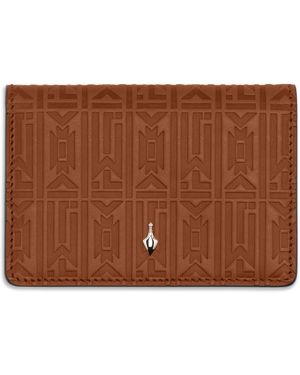 Jacques Marie Mage Leather Monogram Cassandre Bifold Wallet - Brown