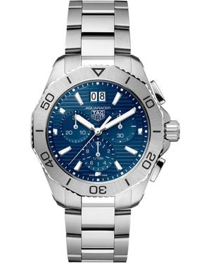 Tag Heuer Stainless Steel Aquaracer Professional 200 Chronograph Watch - Metallic