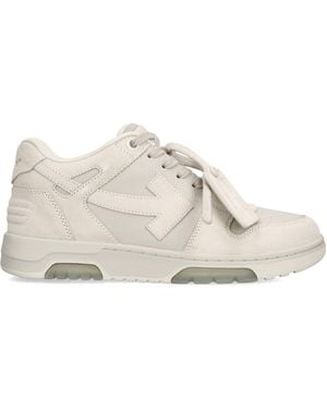 Off-White c/o Virgil Abloh Suede Out Of Office Trainers - White