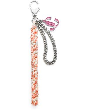 Jimmy Choo Braided Rope Charm - White