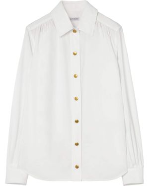 Burberry Cotton Poplin Shirt - White
