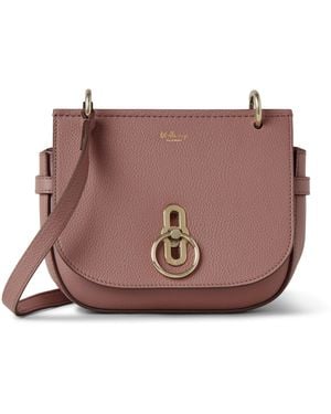 Mulberry Small Leather Amberley Cross-Body Satchel - Brown