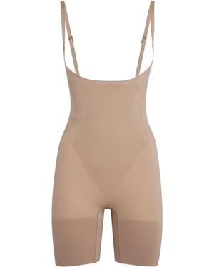 Spanx Sculpt Gofigure Open-Bust Bodysuit - Natural